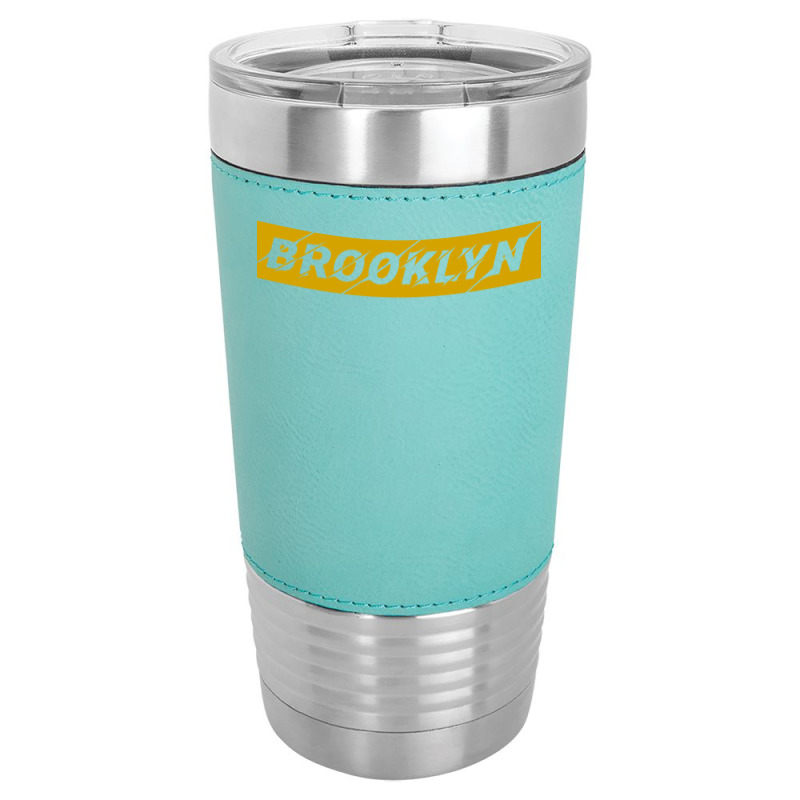 Brooklyn Gold Leatherette Tumbler | Artistshot