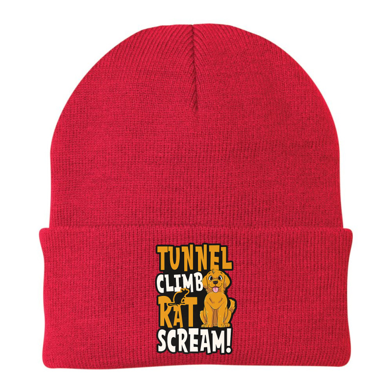 Tunnel Climb Rat Scream Design Barn Hunt Premium T Shirt Beanie by cm-arts | Artistshot