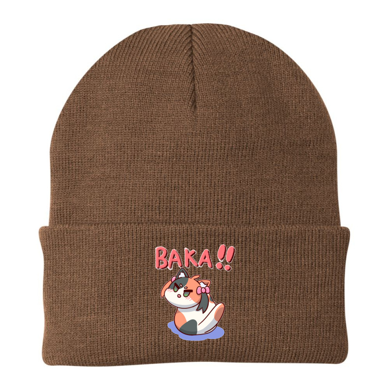 Neko Cat Tsundere Beanie by cm-arts | Artistshot