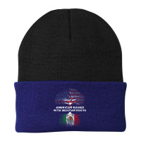 American Raised With Mexican Roots Mexico Beanie | Artistshot