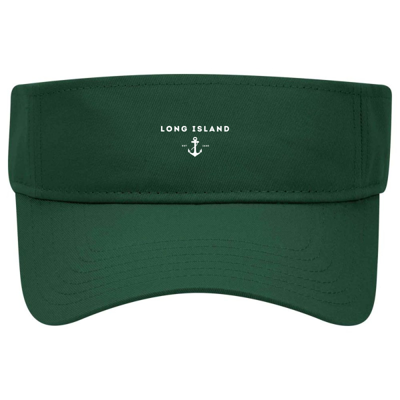 Long Island New York Est 1640 Visor hat by cm-arts | Artistshot