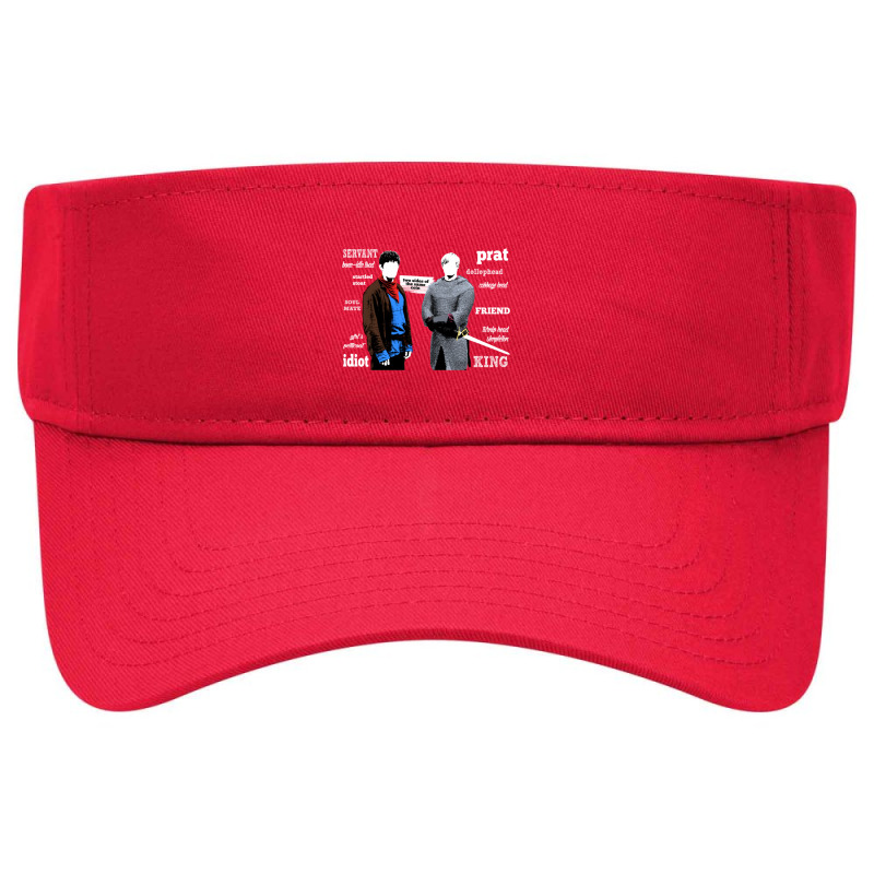 Merlin And Arthur Titles Visor Hat | Artistshot