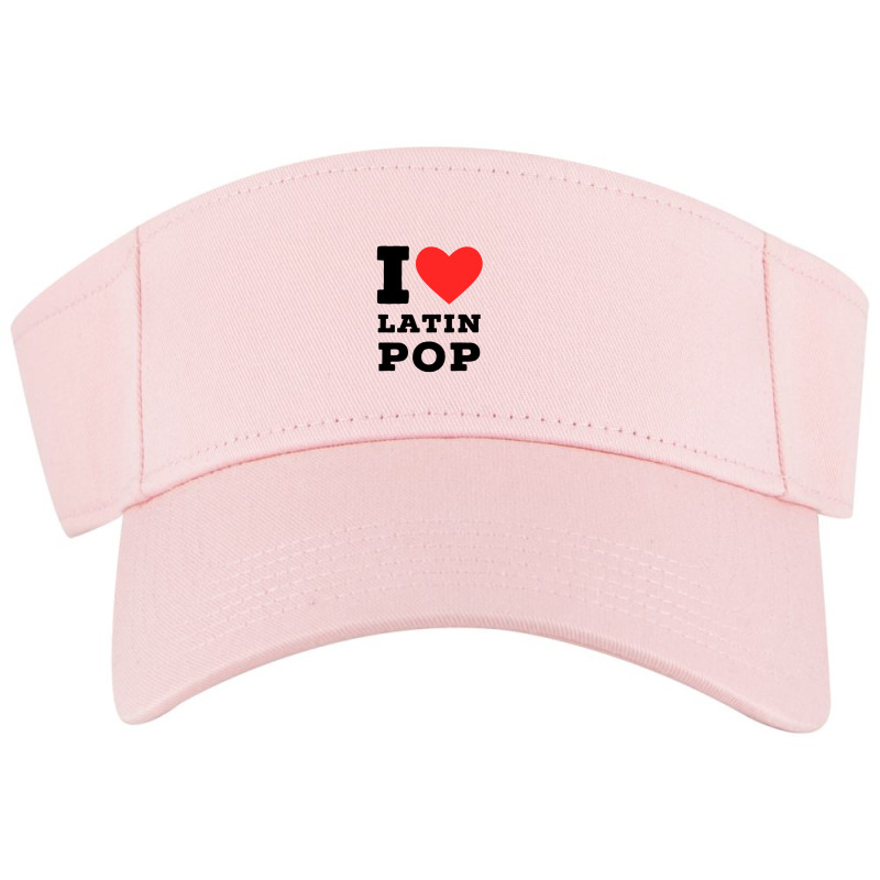 I Love Latin Pop Visor hat by ENIDLWHITE | Artistshot