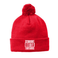 Straight Outta Tartarus Classic Pom Pom Beanie | Artistshot