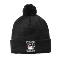 If You Say Chai Tea, I Will Give You A Thappad Slap, Chai Pom Pom Beanie | Artistshot