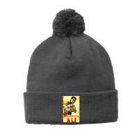 Graphic Music Muscle Man Gifts Women Pom Pom Beanie | Artistshot