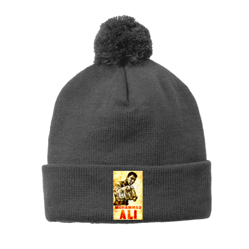 Graphic Music Muscle Man Gifts Women Pom Pom Beanie by cm-arts | Artistshot