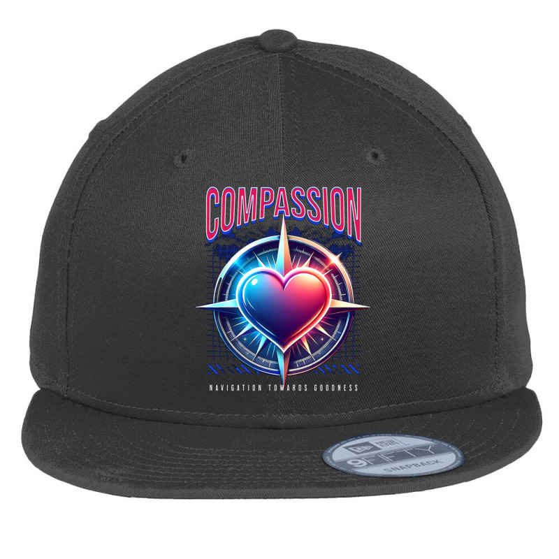 Compassion Navigation Flat Bill Snapback Cap by New Nice Shirt | Artistshot