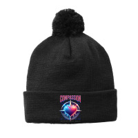 Compassion Navigation Pom Pom Beanie | Artistshot