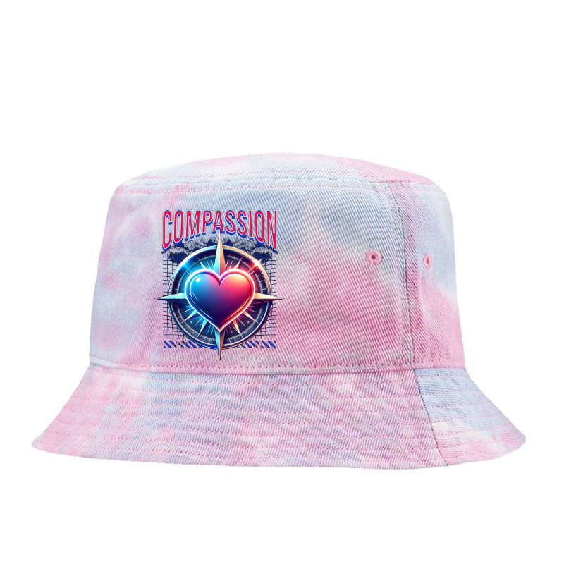 Compassion Navigation Tie Dyed Bucket Hat by New Nice Shirt | Artistshot