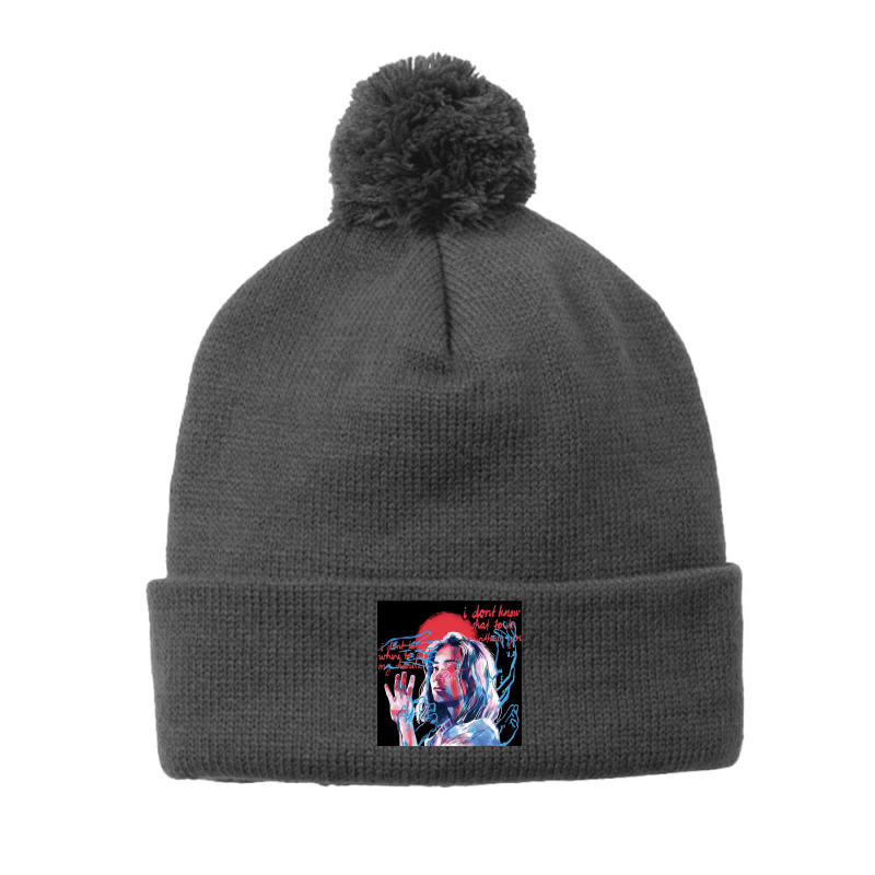 Funny Gift Slimeskull Call Me Pom Pom Beanie | Artistshot