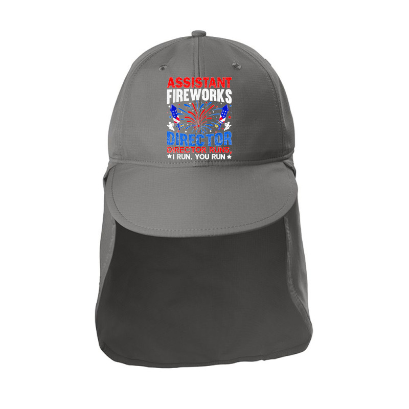 Assistant Fireworks Director Usa Independence Day July 4th Sun Shade Cap by MICHAELFRANCISSMITH | Artistshot