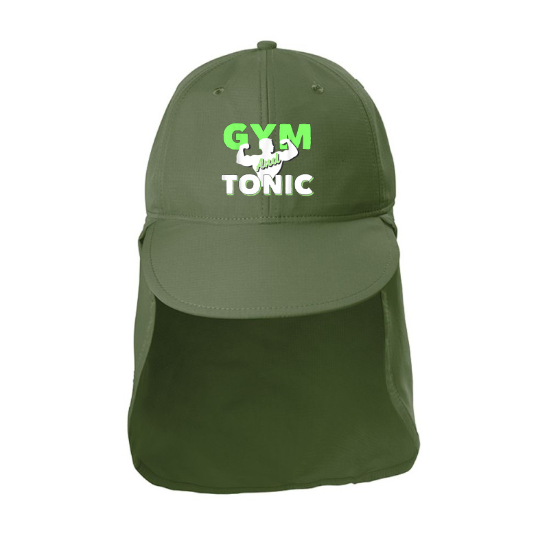 Mens Gym And Tonic Shirt Funny Workout And Drinking Gift Sun Shade Cap by cm-arts | Artistshot