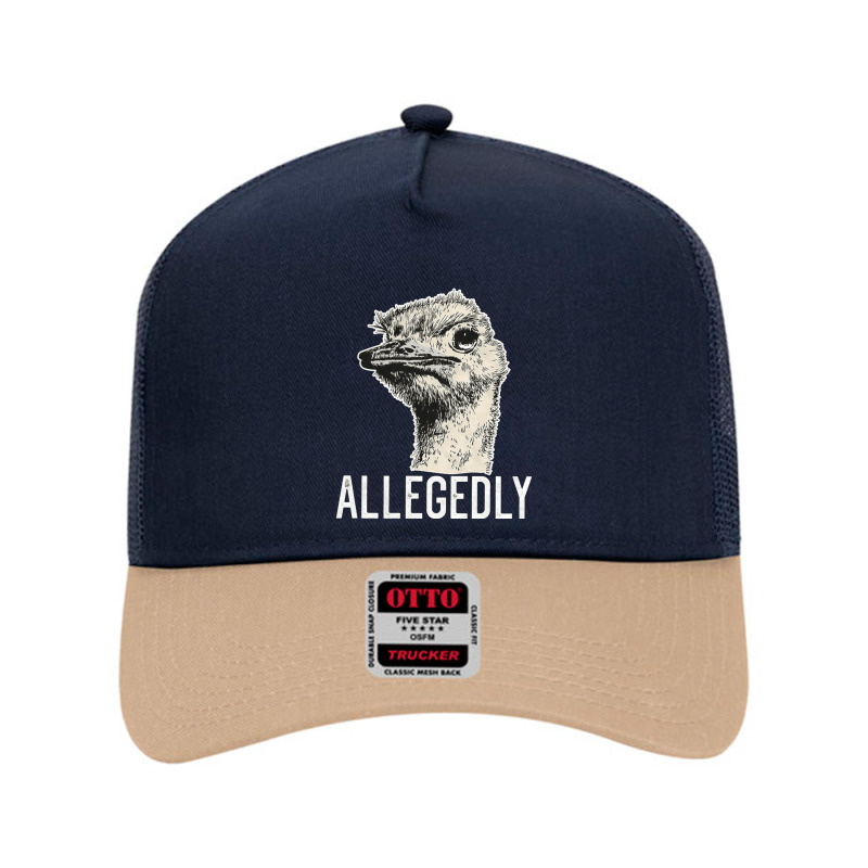 Letterkenny Allegedly Ostrich, Letterkenny Allegedly Ostrich Art, Lett Mesh Back Trucker Hat by SHOPBEES | Artistshot