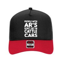 People With Ar's Don'gein Cattle Cars Sarcastic Characters Video Game Mesh Back Trucker Hat | Artistshot