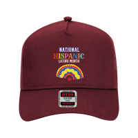 Hispanic Ceremony Month Prideful Latin Spanish Amigo Gifts Arts Charac Mesh Back Trucker Hat | Artistshot