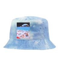 Funny Men Captain Anime For Mens Womens Tie Dyed Bucket Hat | Artistshot