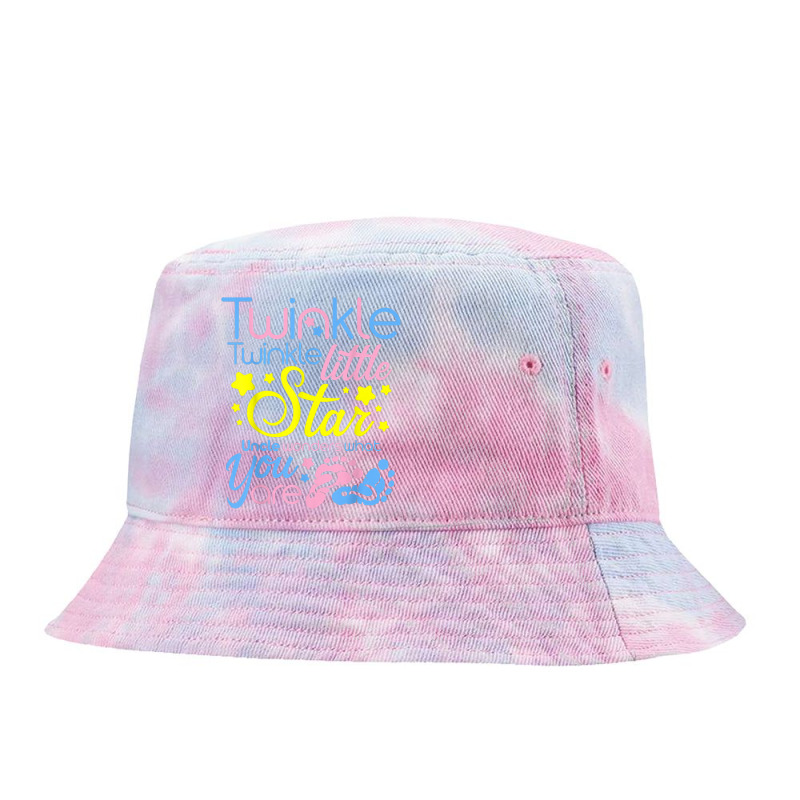 Twinkle.little.star Uncle Wonders What You Are Gender Reveal T Shirt Tie Dyed Bucket Hat | Artistshot