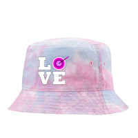 Cute Pink Archery Or Bow Hunting Shooting Target And Arrow Long Sleeve Tie Dyed Bucket Hat | Artistshot