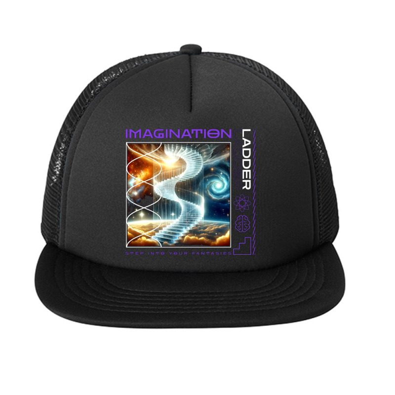 Imagination Ladder Foam Snapback hat by New Nice Shirt | Artistshot