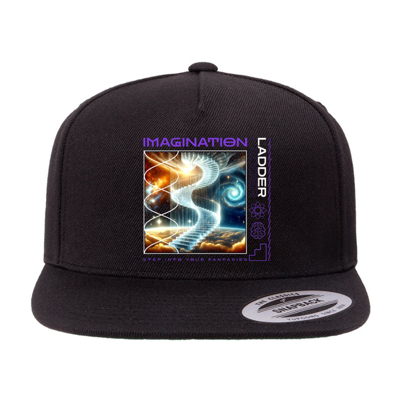 Imagination Ladder 5 panel snapback cap by New Nice Shirt | Artistshot