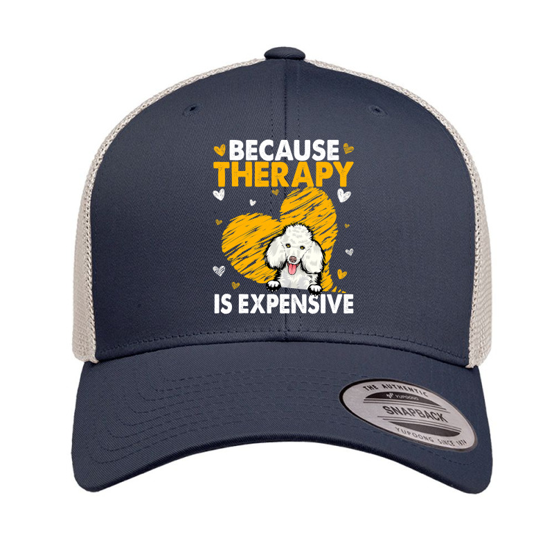 Poodle Lover Dog Because Therapy Is Expensive Poodle 435 Poodles Retro Trucker Cap by golferu | Artistshot