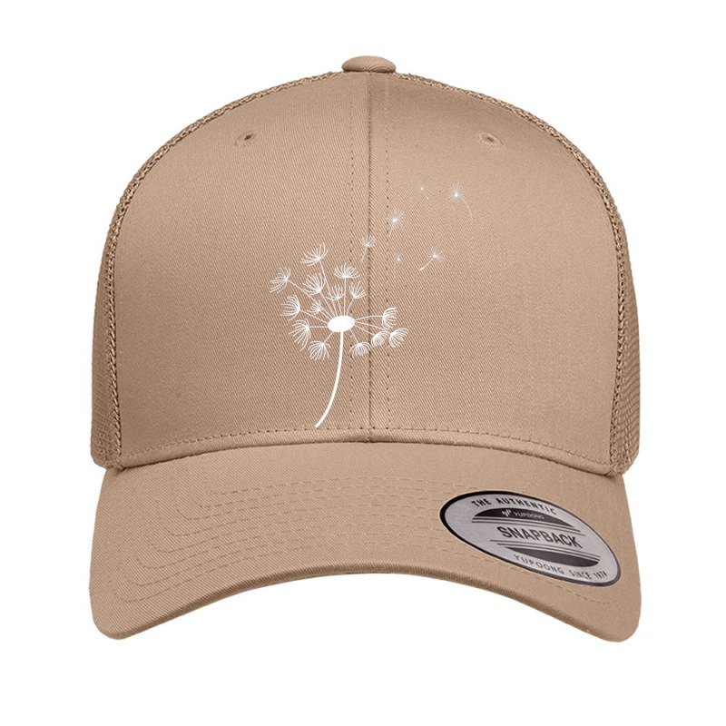 Dandelion Blowing Away In The Wind Into The Sky Art Retro Trucker Cap by Hoang95 | Artistshot