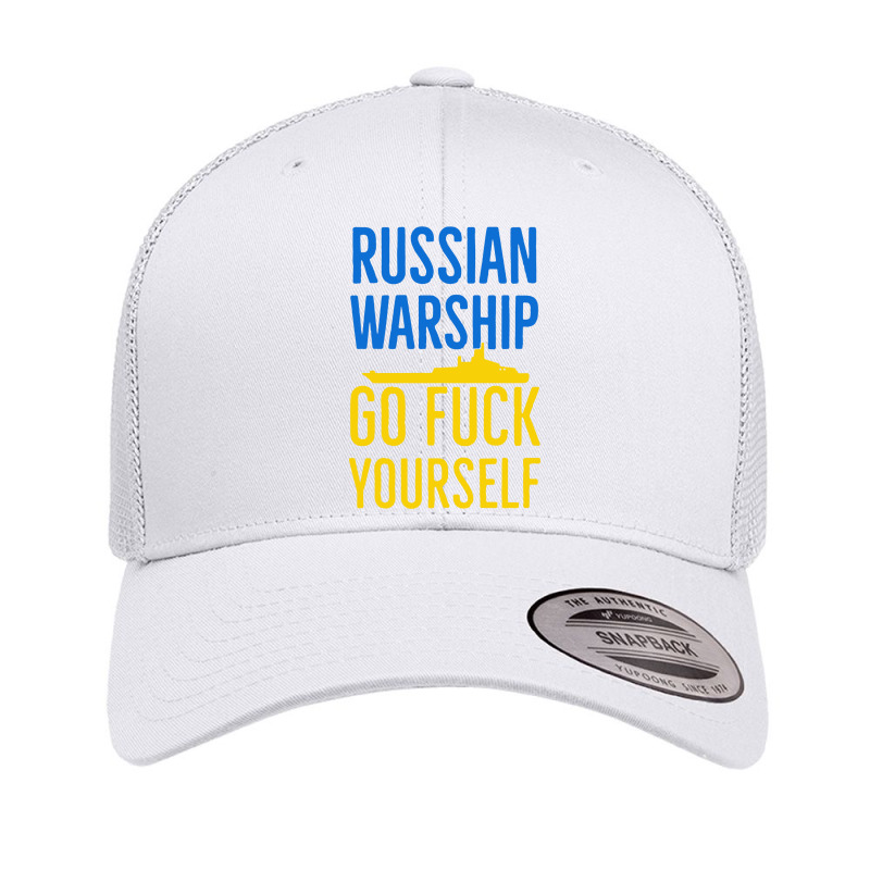 Russian Warship Go Fuck Yourself Retro Trucker Cap | Artistshot