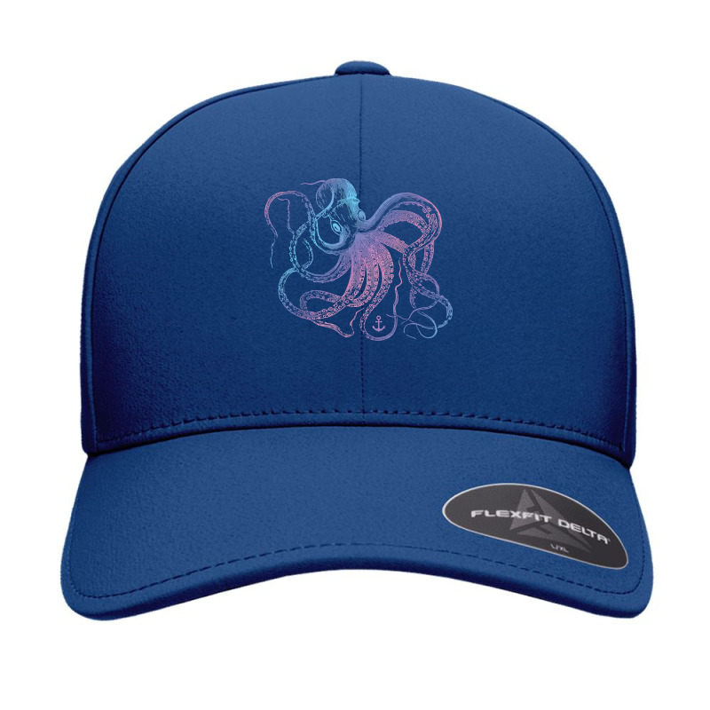 Octopus Shirt Cool Vintage Marine Biologist Ocean Sea Life 1 T Shirt Seamless Cap | Artistshot