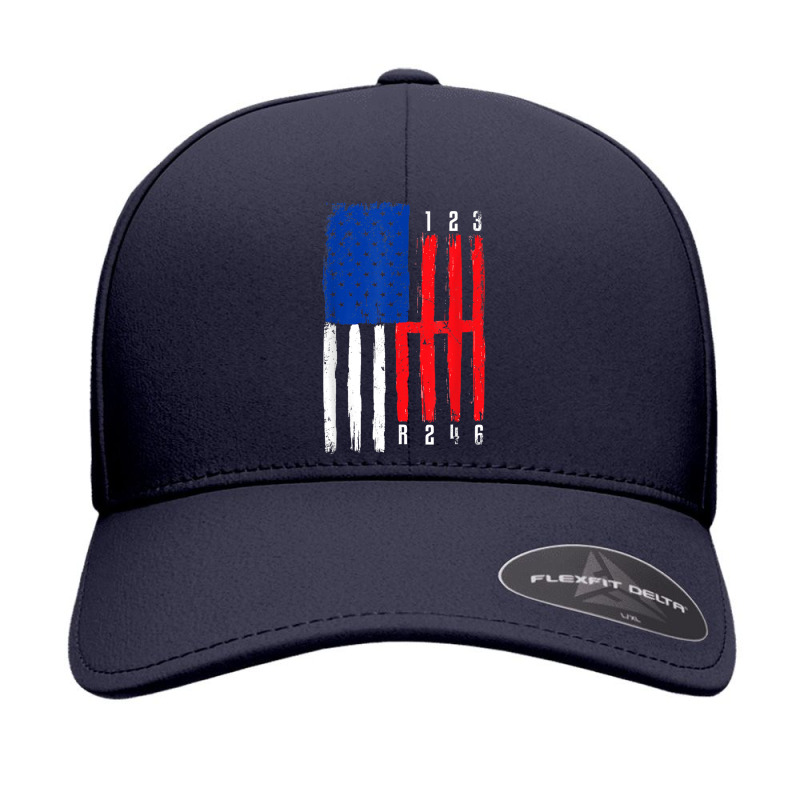 Mechanic Gears Shift American Flag Muscle Car 6 Vintage Mechanic Seamless Cap | Artistshot