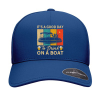 It's A Good Day To Drink On A Pontoon Boat, Pontooning Lover T Shirt Seamless Cap | Artistshot