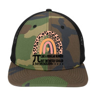 Funny Pi Day Teacher Quote, Pi Like A Regular Number But Infinitely Co Snapback Trucker Cap | Artistshot