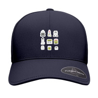 Funny Abstract Geometric Arc Design 49756761 Seamless Cap | Artistshot