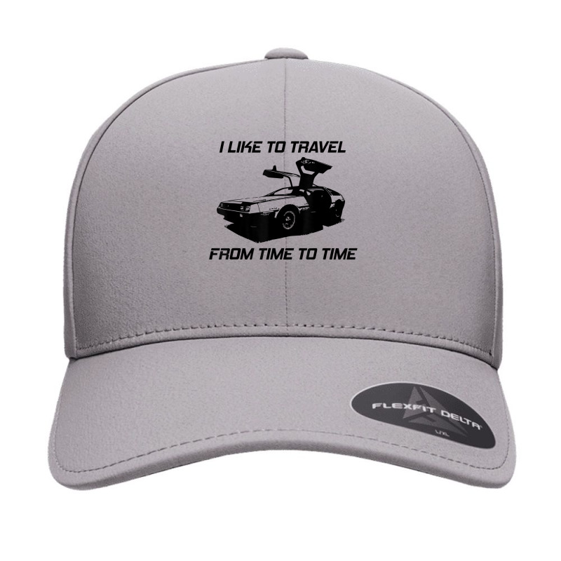 I Like To Travel From Time To Time. Funny Retro Car Vacation T Shirt Seamless Cap by caroldian | Artistshot