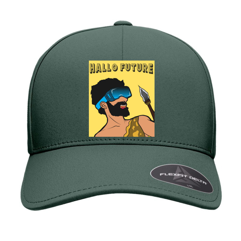 Hallo Future Seamless Cap by Spot Of merch | Artistshot