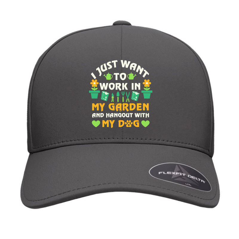 I Just Want To Work In My Garden T  Shirt I Just Want To Work In My Ga Seamless Cap by bullfinchecub | Artistshot