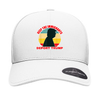 Keep The Immigrants Deport Trump Retro Anti Trump T Shirt Seamless Cap | Artistshot