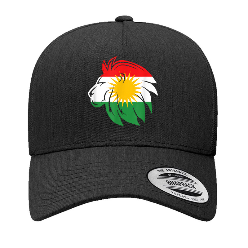 Kurdistan Flag Lion Kurds Kurdish T Shirt Yupoong Trucker Cap by MoczoTenleigh | Artistshot