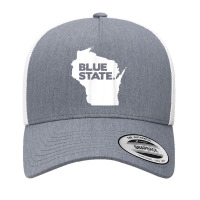 Flip Wisconsin  Democrat Blue State 2020 Election T Shirt Yupoong Trucker Cap | Artistshot