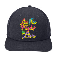 Live Free Fight To Live (rainbow) Snapback Trucker Cap | Artistshot