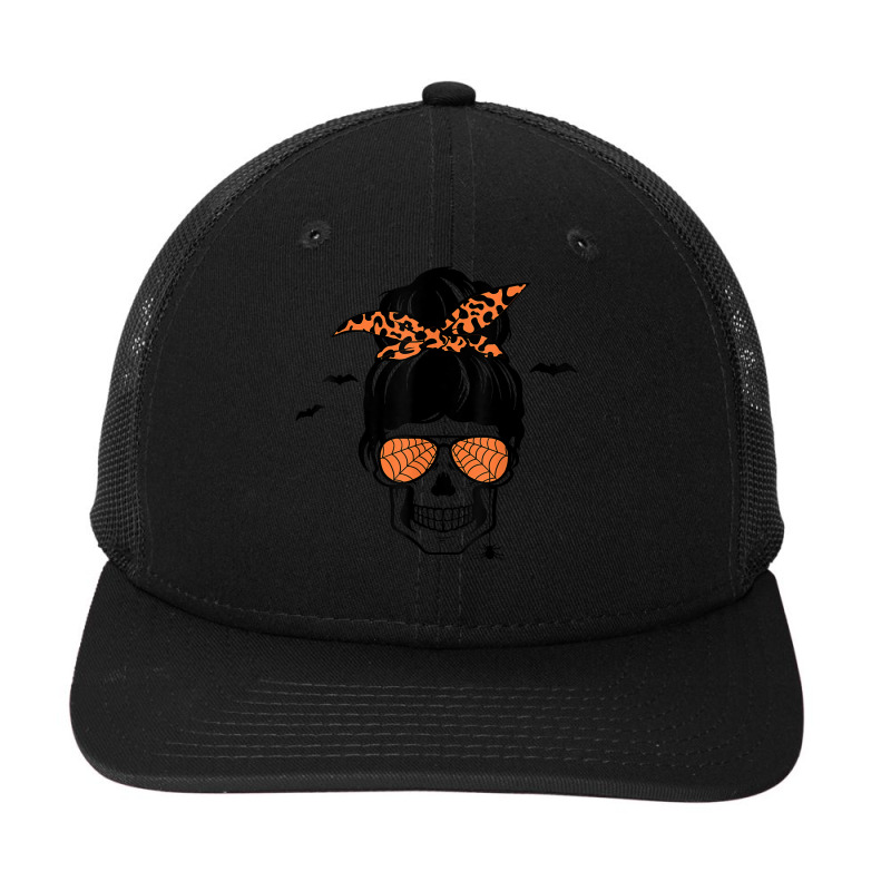 Spooky Halloween Momster Novelty Scary Fall Holiday Item T Shirt Snapback Trucker Cap by cm-arts | Artistshot