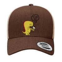 Organic Dinosaur Vegan Healthy Dino Brainless Shirt Yupoong Trucker Cap | Artistshot