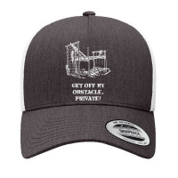 Get Off My Obstacle, Private! T Shirt Yupoong Trucker Cap | Artistshot