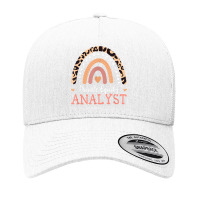 Private Equity Analyst Leopard Rainbow Appreciation T Shirt Yupoong Trucker Cap | Artistshot