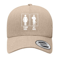 Your Girl My Girl Proud Soldier Officer Military T Shirt Yupoong Trucker Cap | Artistshot