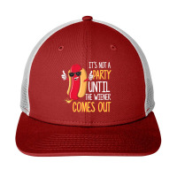 It's Not A Party Until The Wiener Comes Out Hot Dog Snapback Trucker Cap | Artistshot