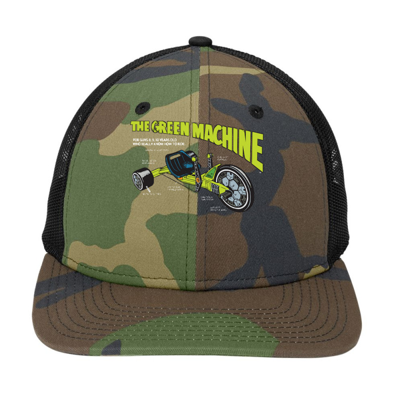 Green Machine, Big Wheel, The Green Machine, Green, Machine, Green Mac Snapback Trucker Cap | Artistshot