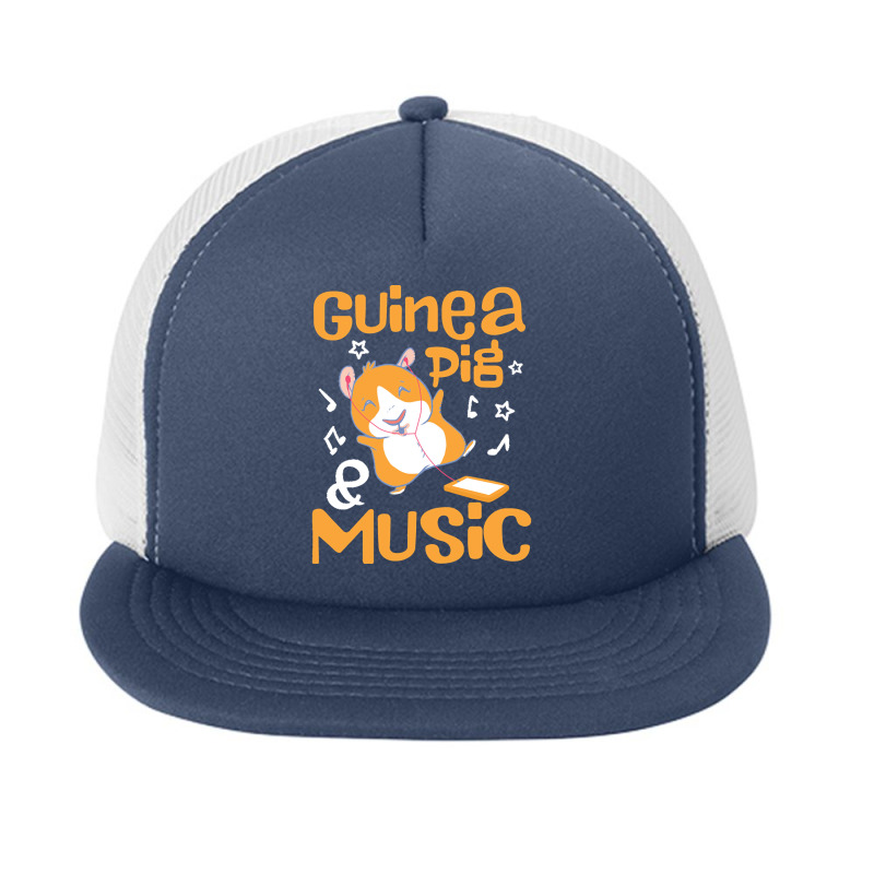 Guinea Pig Music T  Shirtguinea Pig  Design For A Fans Of Guinea Pigs Foam Snapback Hat | Artistshot