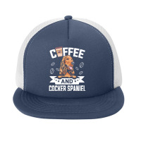 Dog Lover Gifts T  Shirt Coffee And Cocker Spaniel Dog Design For Dog Foam Snapback Hat | Artistshot