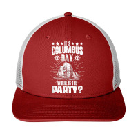 It's Columbus Day 1942 American Italian Christopher Columbus T Shirt Snapback Trucker Cap | Artistshot